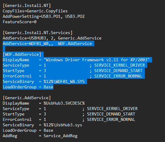 Change usbhub3.inf